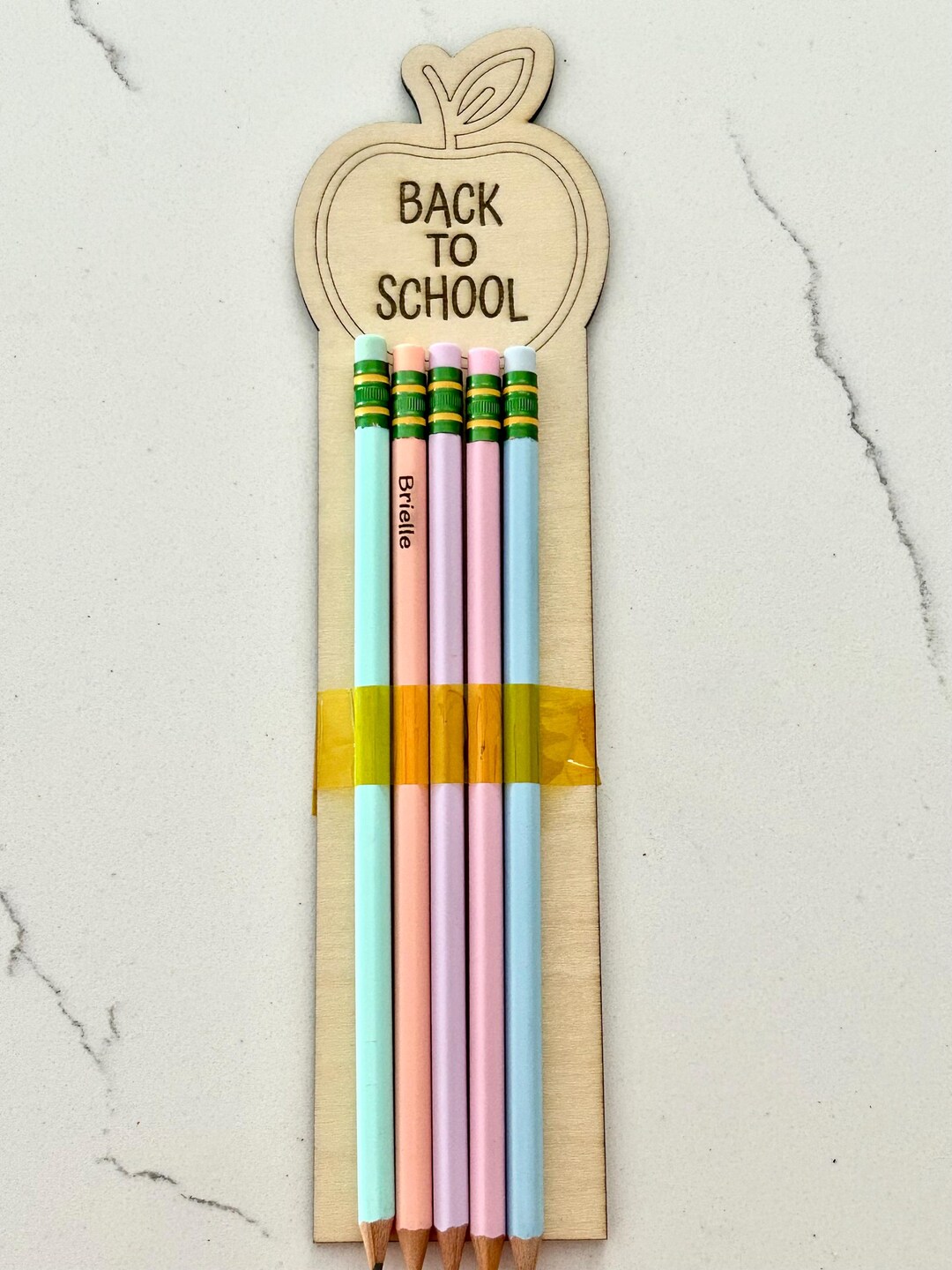 Personalized Pencils: Custom Engraved Name, Back to School Gift Set - Etsy