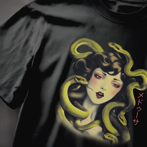 dark cottagecore, goblincore shirt, medusa tshirt, medusa shirt, medieval shirt, goth aesthetic, medusa tee, grunge clothing, greek goddess tee, ancient goddess gift, greek mythology, ancient greek, harajuku shirt