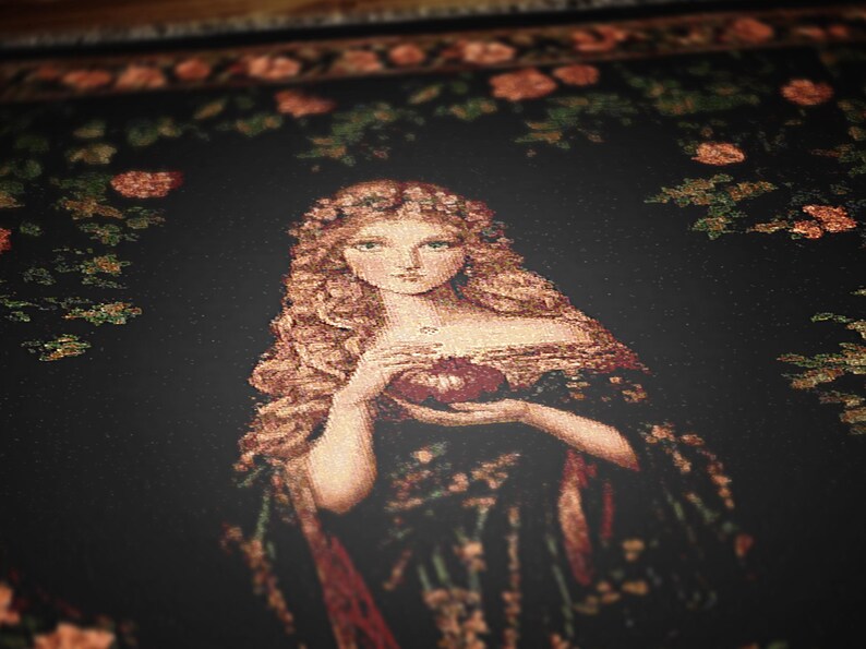 witchcore room decor, ancient goddess gift, greek deity decor, altar cloth, goddess art, greek mythology, ancient greek, medieval tapestry, gothic tapestry, large wall tapestry, gothic wedding, whimsigoth decor, throw blanket couch