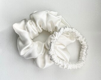 Scrunchie-Set aus Seide