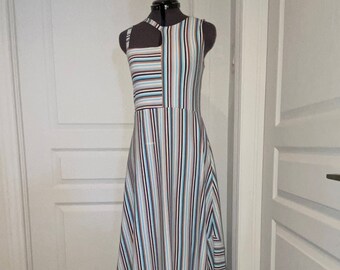 Asymmetric maxi dress