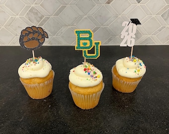 Graduation Cupcake Toppers 2026