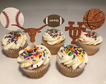 Tailgate Cupcake Toppers