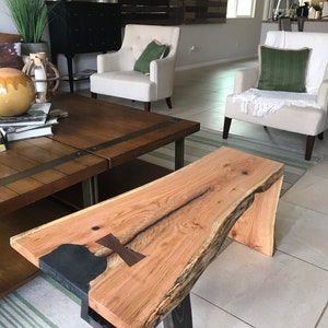 Waterfall Coffee Table/ottoman - Etsy
