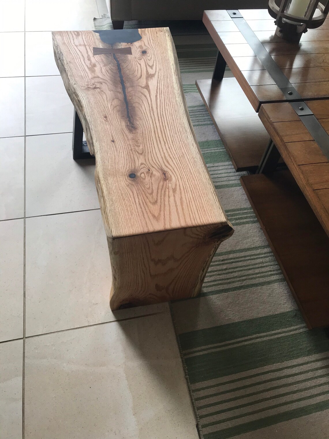 Waterfall Coffee Table/ottoman Etsy