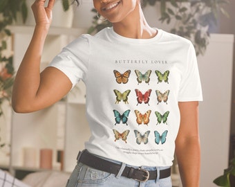 T-shirt amoureux des papillons