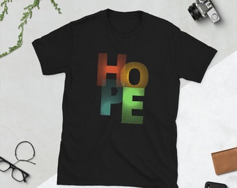 Chemise Hope, Chemise positive, Chemise santé mentale, Message positif, Chemise chrétienne, T-shirt coloré