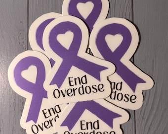 End Overdose Awareness Sticker