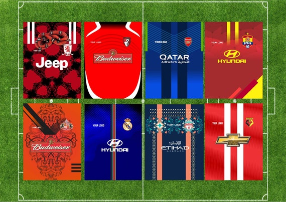 Soccer Sublimation Prints Designs Vectors Etsy