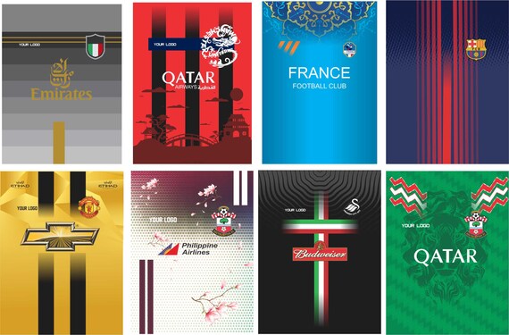 Soccer Sublimation Prints Designs Vectors Etsy