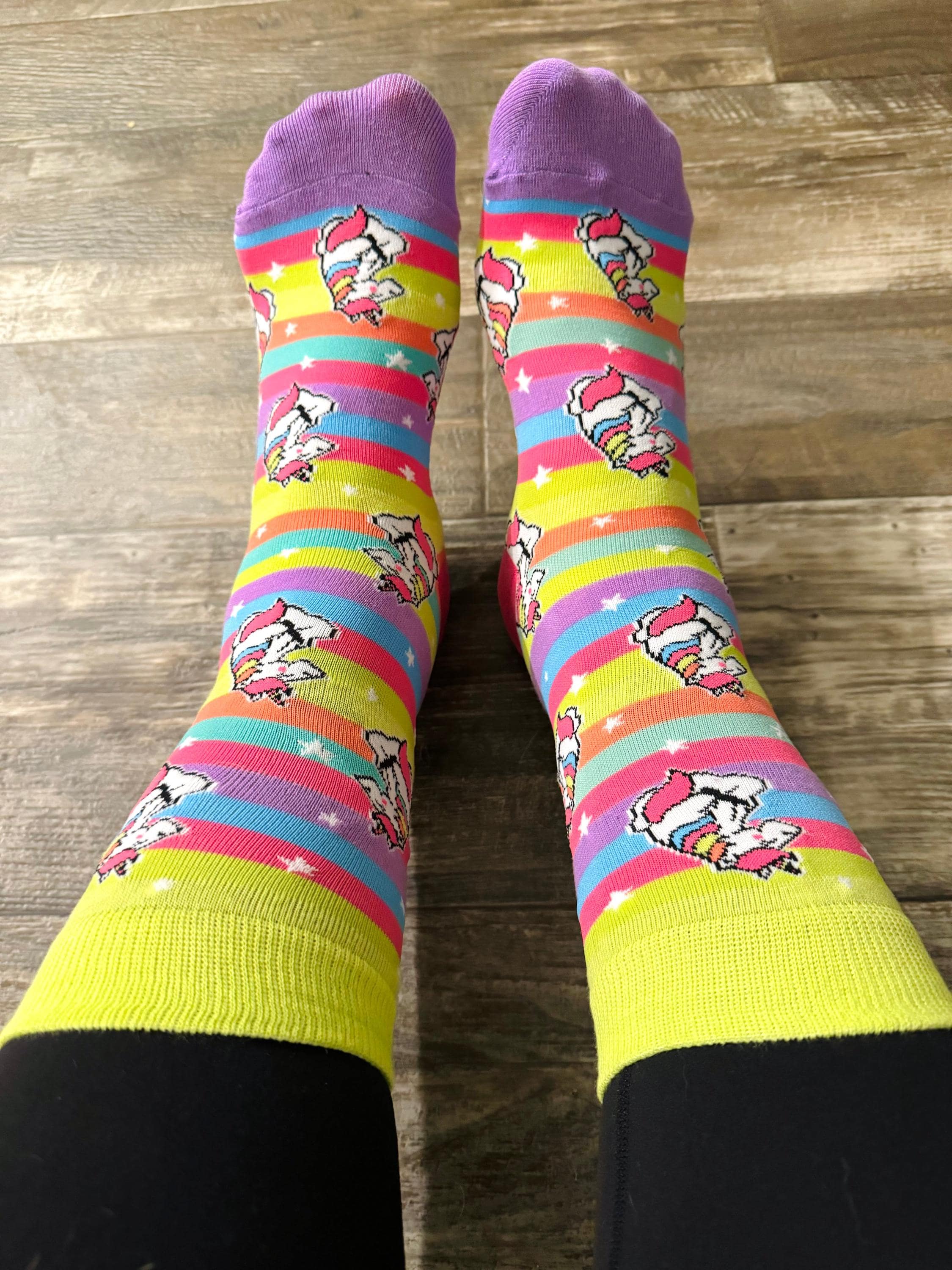 Trust Me I'm Gay Male Sign Rainbow Socks Adult Socks UK 5-12 - Foto 5