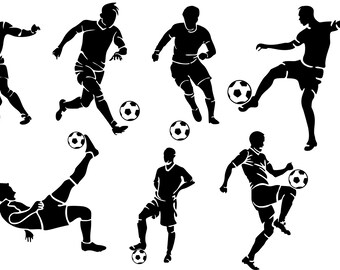 Download Soccer Player Svg Etsy