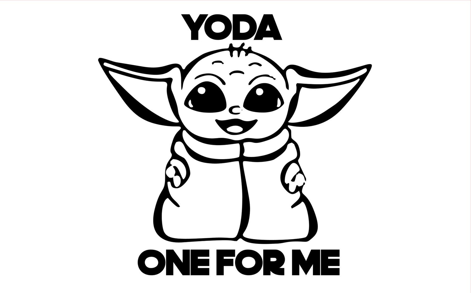 Yoda One for Me SVG Yoda Valentines Day SVG Baby Yoda SVG Baby - Etsy ...