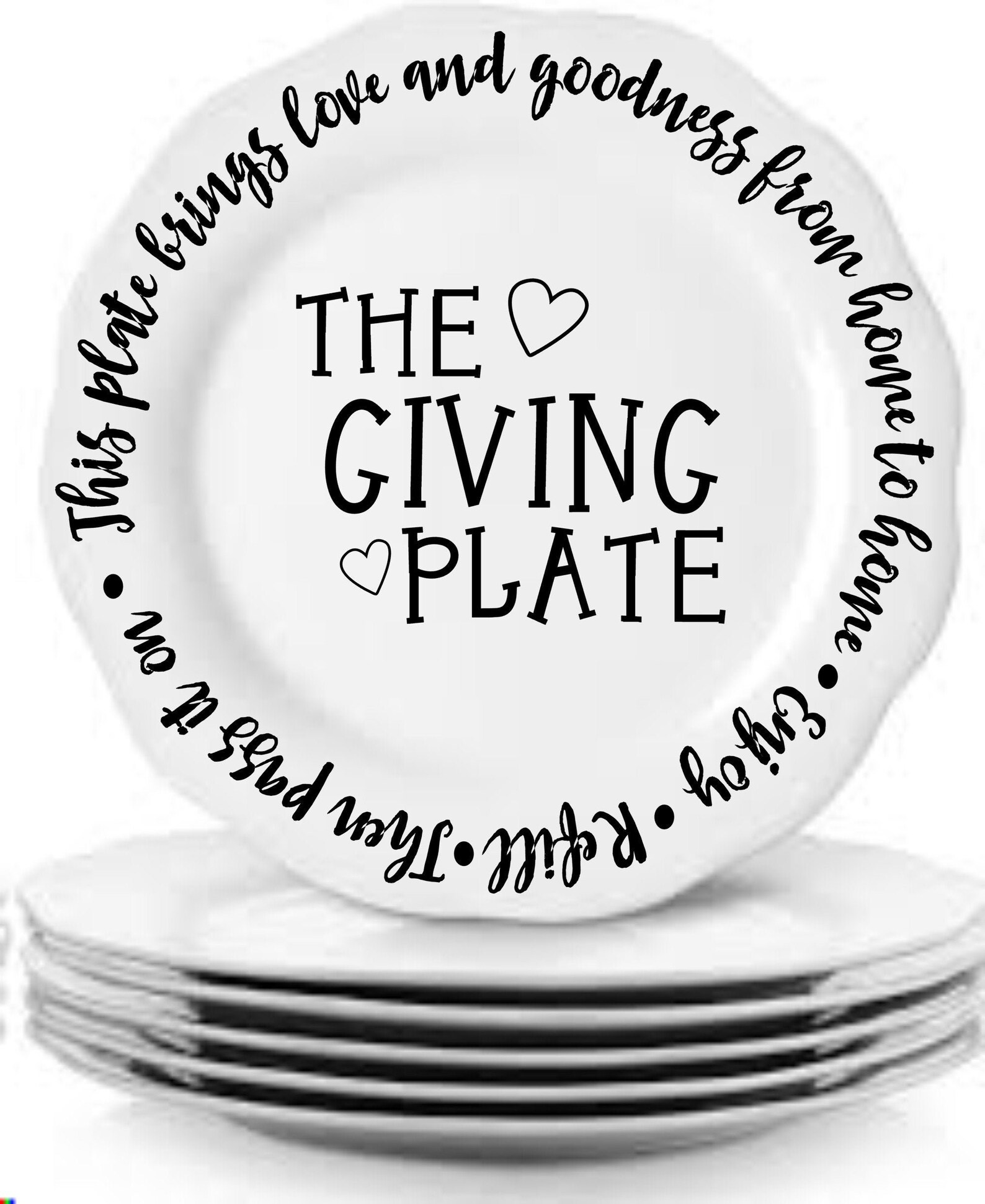 The Giving Plate SVG Giving Plate SVG Thanksgiving SVG Christmas Svg
