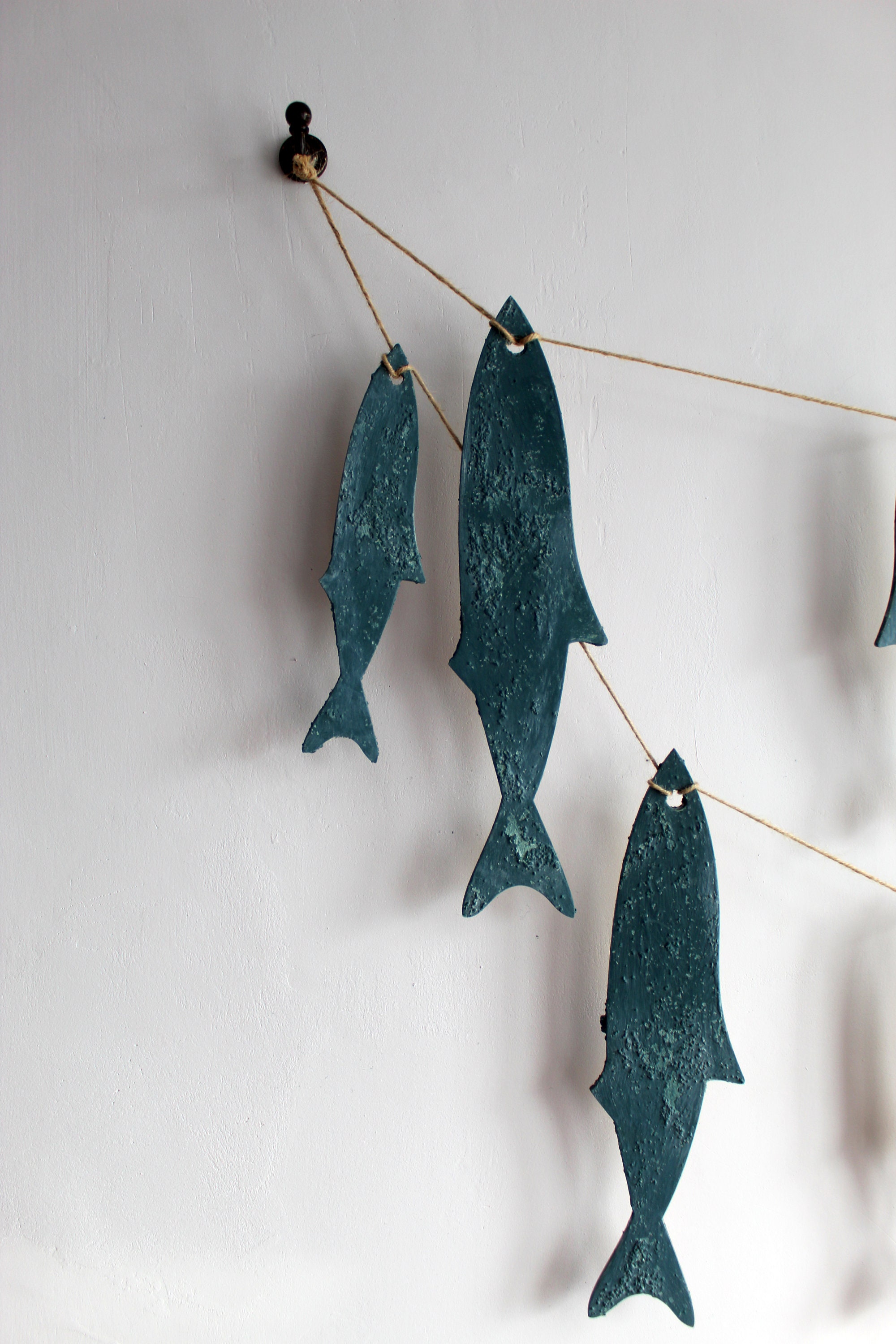 Peces de madera decoración de casa de arte decoración | Etsy