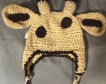 Bonnet girafe pour bébé