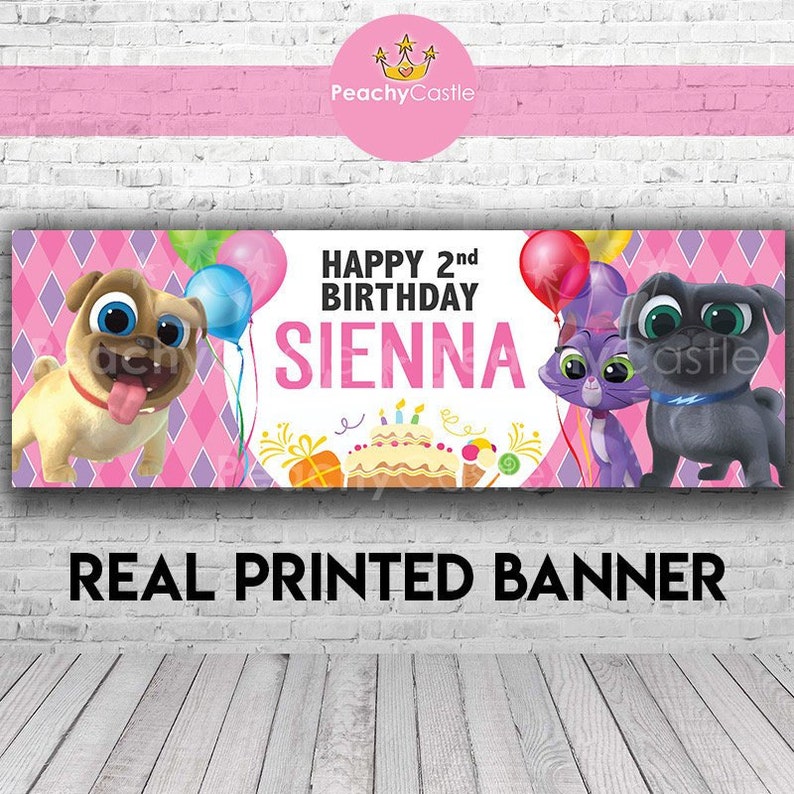 Puppy Dog Pals Party Vinyl Banner