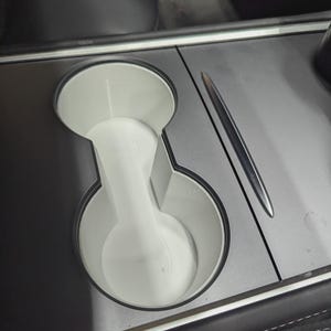 Tesla Model 3/Y Cup Holder Insert | Slim, Heat & UV Resistant