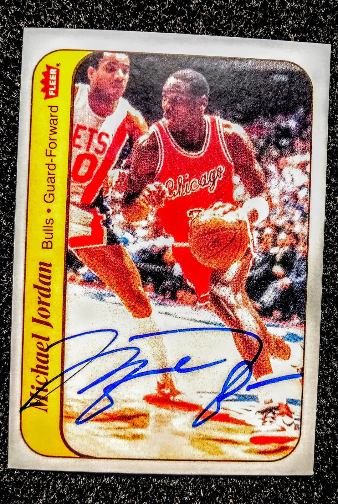 michael jordan 1986 fleer sticker rookie card