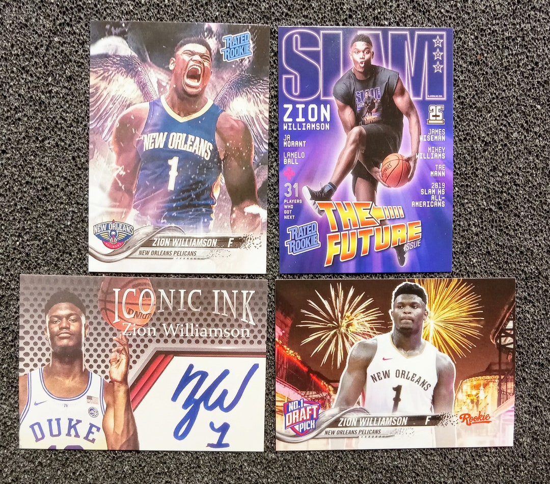 2019 Zion Williamson Rookie Card Lot. Reprints Mint Etsy
