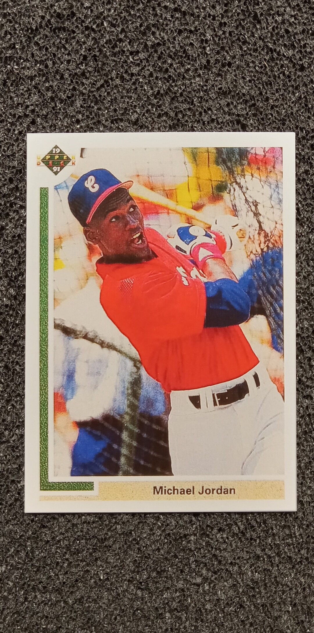 upper deck 1991 michael jordan baseball card