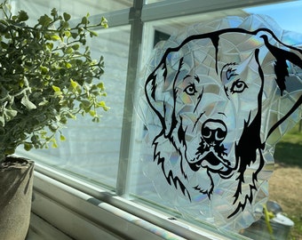 Labrador Dog Window Decal,labrador artwork,labrador mom,labrador gifts for woman,labrador memorial,labrador retriever decal,labrador lover