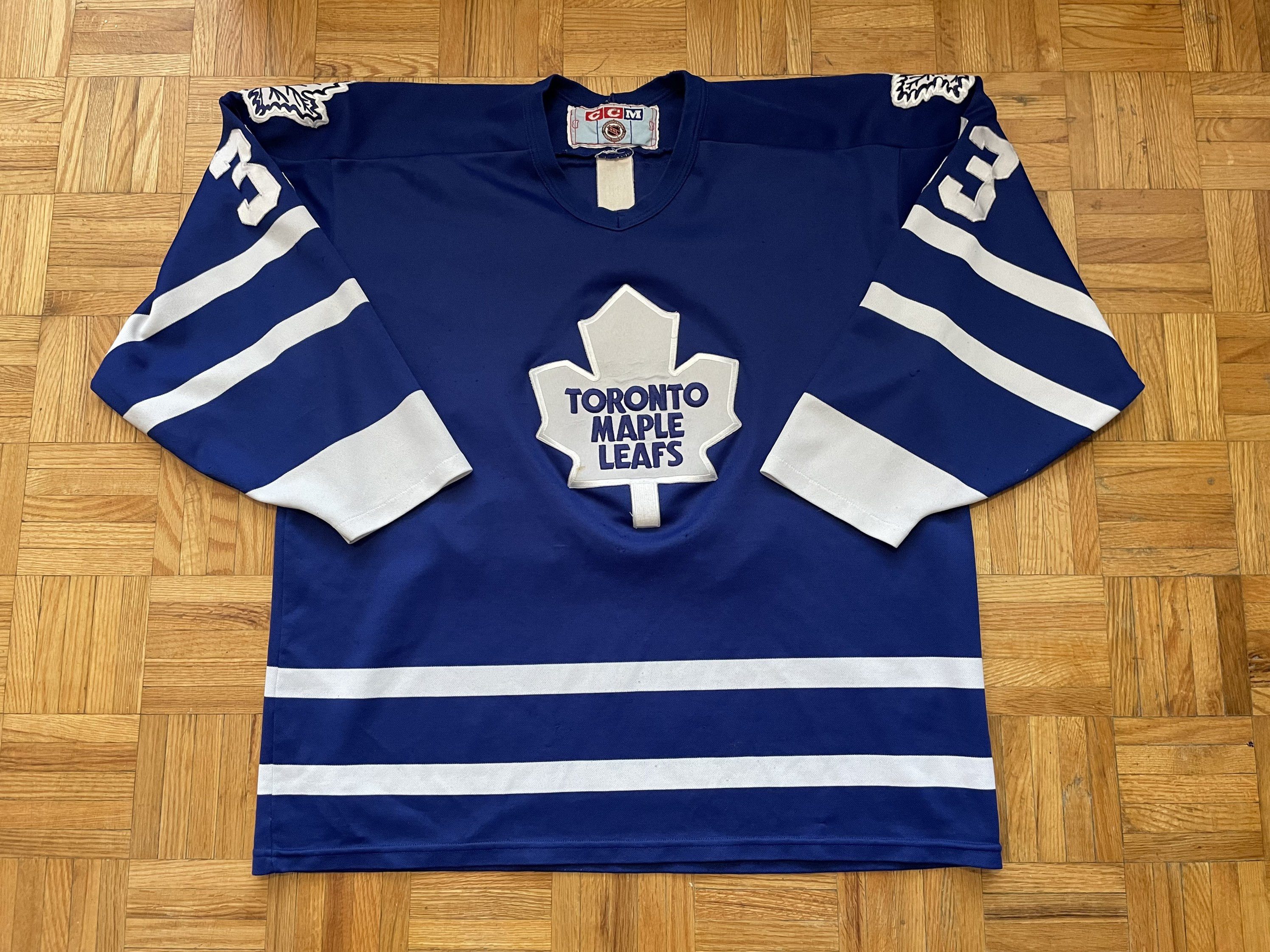 Vintage Toronto Maple Leafs NHL Hockey Sewn Koho Jersey Youth Kids Size L / XL