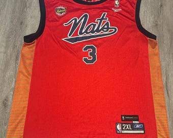 Allen Iverson Syracuse Nats Nationals Reebok Size 2XL XXL Jersey