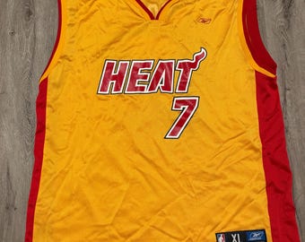 Adidas NBA Miami Heat Lebron James #6 White Jersey - Men's XS