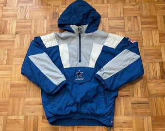 cowboys pullover starter jacket
