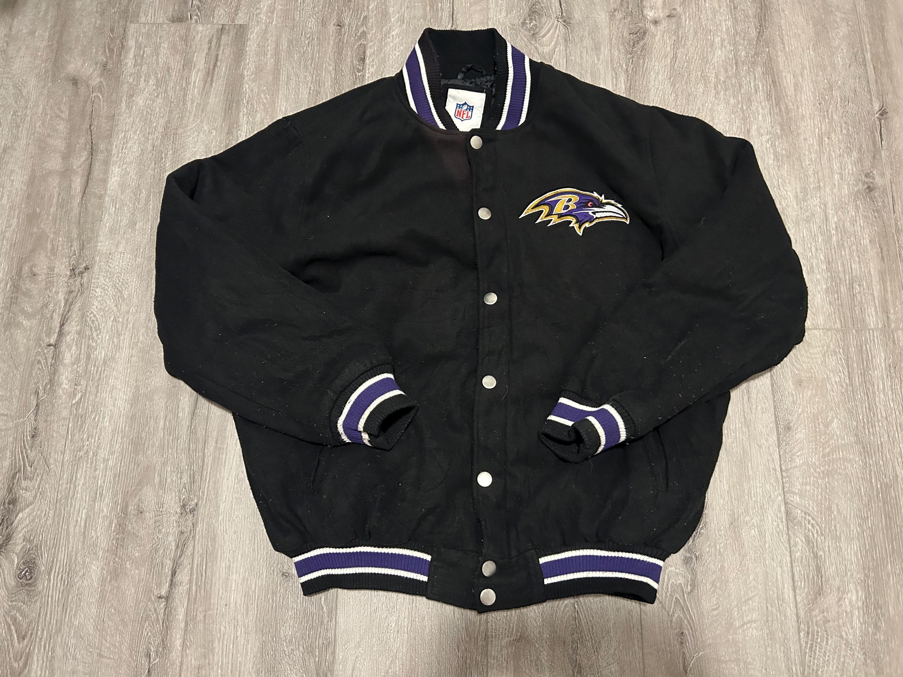 Baltimore Ravens NFL Size L Large Varsity Style Jacket - Etsy