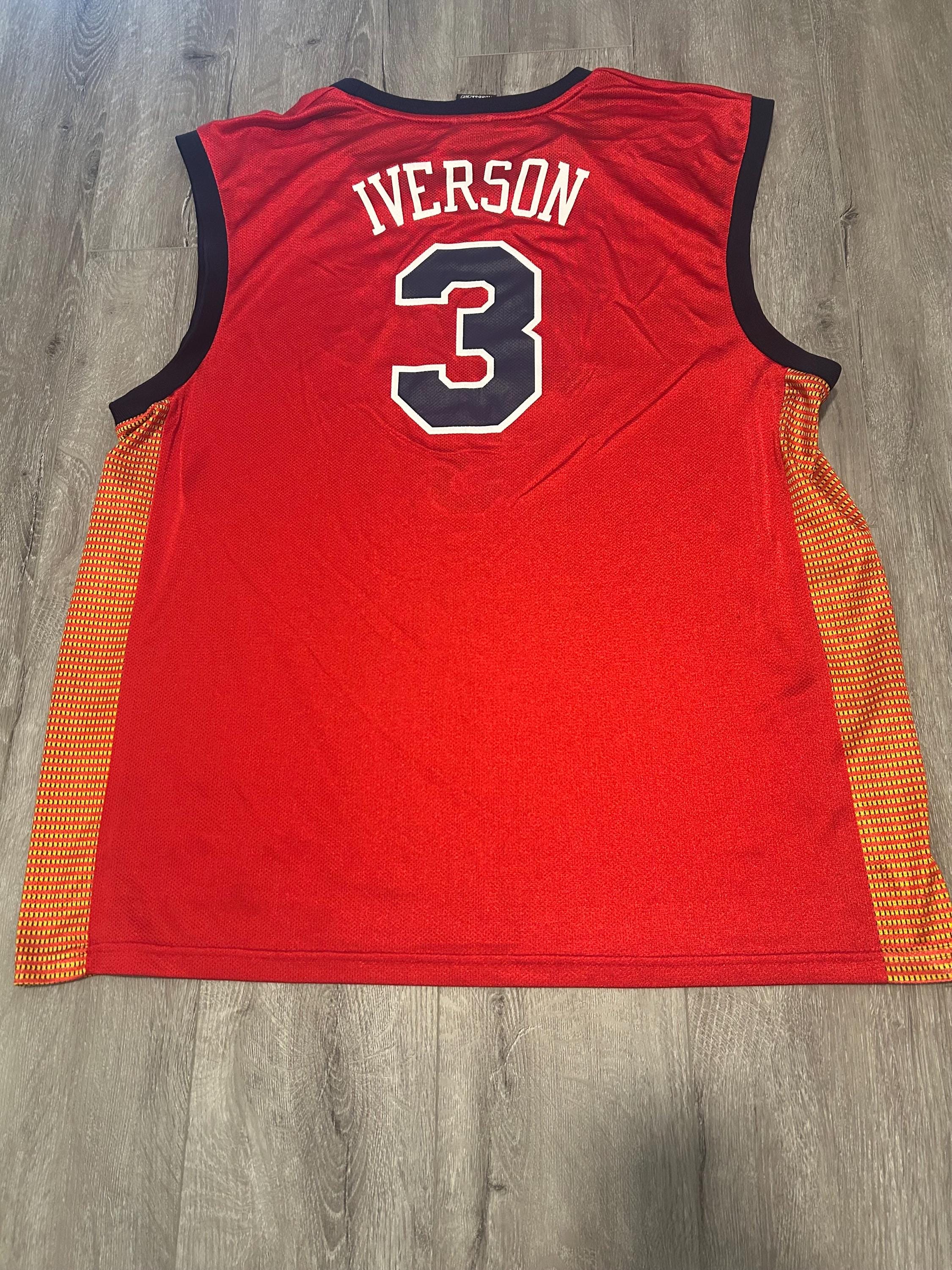 Reebok IVERSON 3 フットボール シャツ US Mサイズ Reebok IVERSON 3 フットボール シャツ US Mサイズ USA OLYMPICS ALLEN