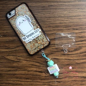 Phone Tether Patch Connecter for Beads, Charms, Lanyards, Phone Case Charm, Charm Hanger for Silicone Beads and Clips