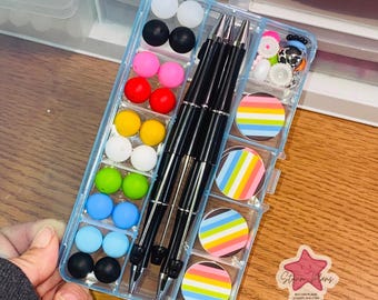 Queer Pride DIY Beaded Pen Kit | LGBTQ+ Pride Flag Beadable Pen Craft Kit