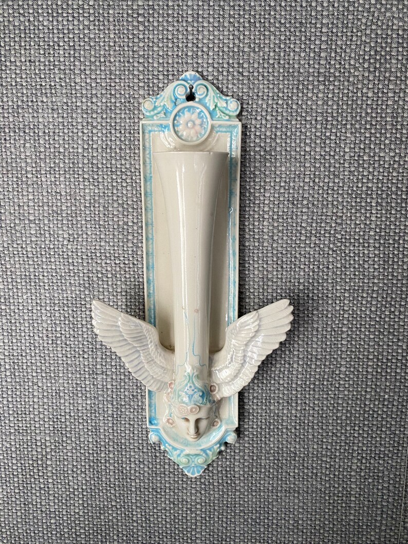 Vintage Art Pottery David Keyes Large Winged Wall Etsy