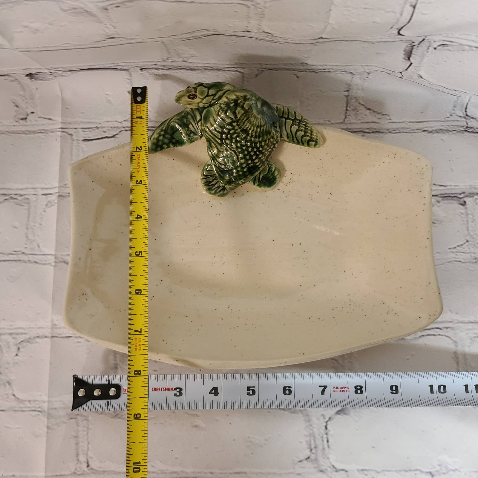 2003 Ceramic Turtle Trinket Serving Dish Platter Nautical Etsy UK