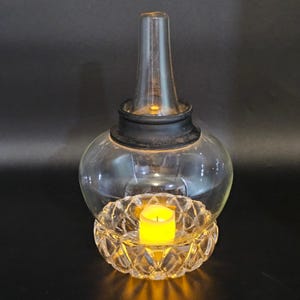 Vintage Cory DRU Siphon Coffee Maker Top Glass Bowl 9x6 | Replacement Vacuum Pot Globe | Repurpose as Lantern Vase