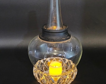 Vintage Cory DRU Siphon Coffee Maker Top Glass Bowl 9x6 | Replacement Vacuum Pot Globe | Repurpose as Lantern Vase