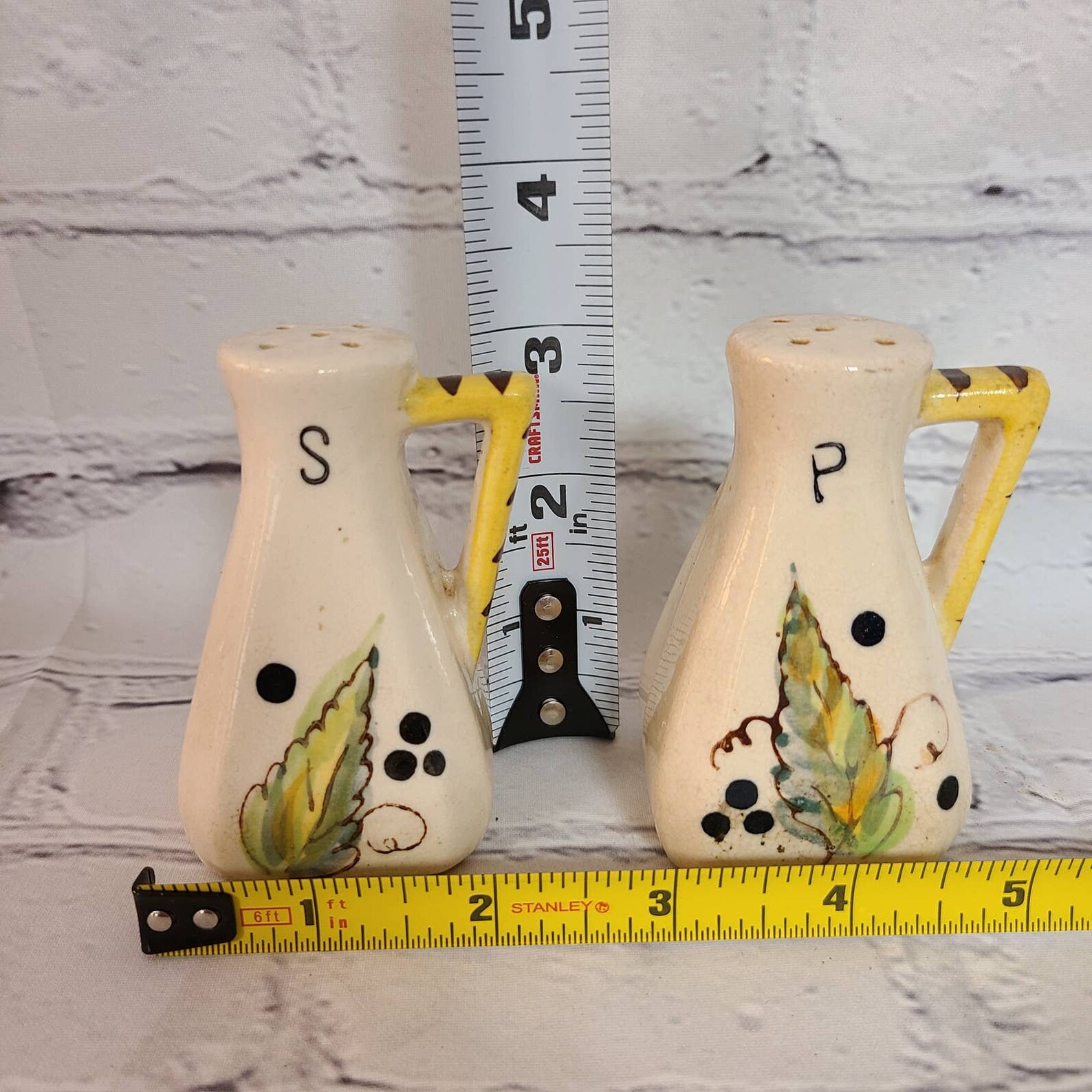 Vintage Salt and Pepper Shakers Made in Italy Etsy