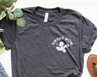 Snake Mom T-Shirt: Reptile Lover Gift