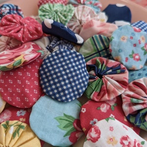 Yo-yos, Notting Hill, Suffolk Puffs, 20, Fabric