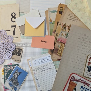 Journal Starter Kit, Paper Ephemera