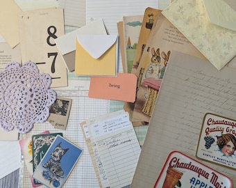 Journal Starter Kit, Paper Ephemera