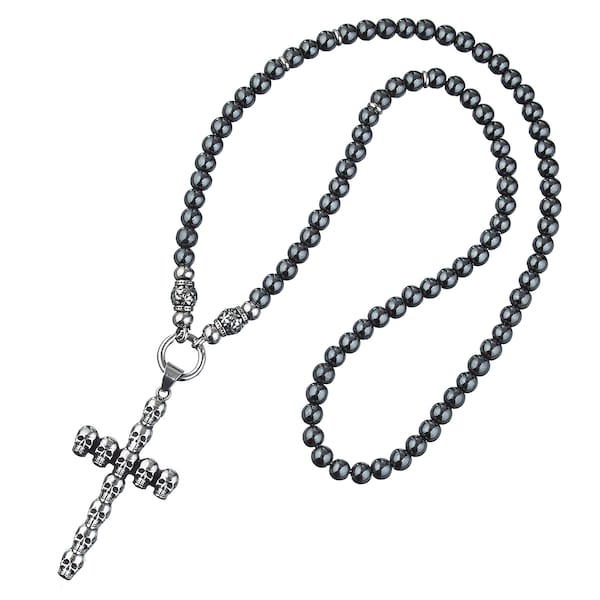 Halskette Aaron Bane  Kette Skull Cross