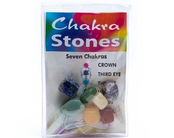 7 Chakra Stones Set Drum Stones Chakra Stones Energy
