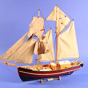 Ship Sailboat Wooden Boat Decoration Hand Made Ship Model Model ship made of wood