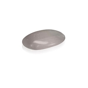 Selenit Handschmeichler Massagestein Oval Seifenstein flacher Chakra Stein Taschenstein Oval Scheiebnstein Flacherstein hohe Qualität