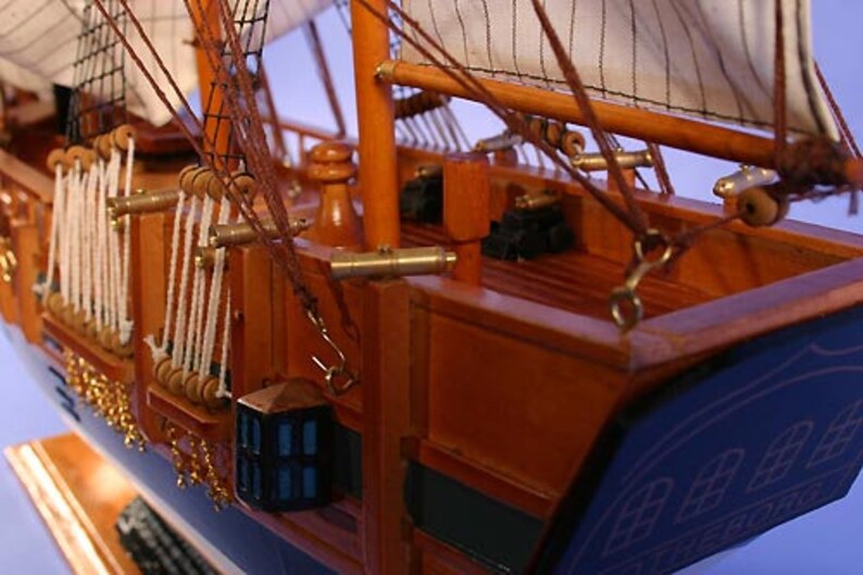 Ship Sailboat Wooden Boat Pirate Ship Gothenburg Decoration Hand Made