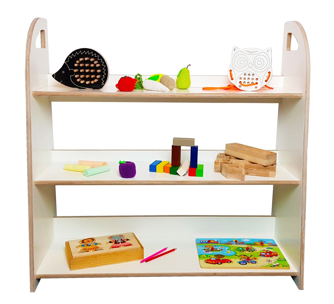 Montessori TOY SHELF safe Montessori shelves modern kids toy Etsy