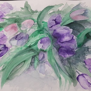 Tulips Greeting Card/Note Card